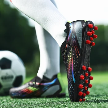 גברים של נעלי כדורגל הכשרה מקצועית דשא כדורגל חתיכים אנטי להחליק המקורי של גברים בחברה כדורגל מגף ילדים כדורגל אתחול