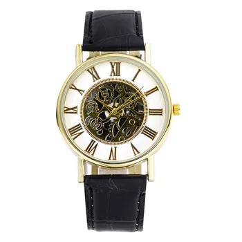 גברים שעון של עסקי האופנה חלול של גברים לצפות 803 קלאסי אופנה שעון נשים שעון יד Saat Erkek קול Saati רלו גבר
