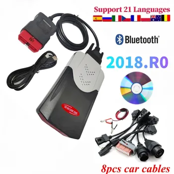 האחרון סורק Obd 2018 R0 2020.23 חדש VCI Tcs. וי. די DS150E Cdp Bluetooth USB עבור Delphis המכונית/המשאית הובילה 3IN1 אבחון תיקון כלי