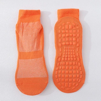 החלקה הרצפה גרביים מצחיק גרביים אופנה גרבי סיליקון הנקודות אנטי להחליק כותנה טרמפולינה גרבי כדורגל כדורגל גרבי ספורט