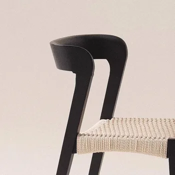 המבטא סלון כסאות אוכל כרית יוקרה אירועים מקורה, כסאות אוכל בקומת הספרייה Silla Minimalista יחיד רהיטים
