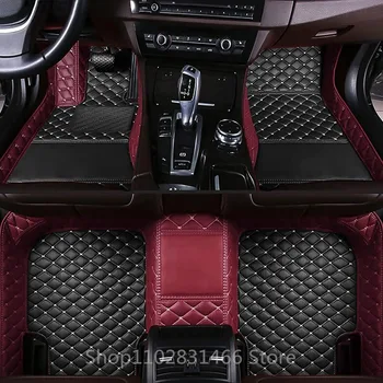 המכונית מחצלות, שטיחים עבור סוזוקי ליאנה A6 סדאן 2018 2017 2016 2015 2014 עור, שטיחים מותאמים אישית רגל רפידות אביזרי רכב פנימיים