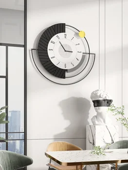 הסקנדינבים פשוט שעון קיר אופנה יצירתי השינה השקטה דיגיטלי הסלון שעון קיר בעיצוב מודרני רלו דה ונקייה עיצוב הבית