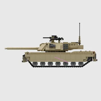 חדש 881PCS WW2 צבאי MOC האמריקאי M1 אברמס ראשי קרב טנק מודל רעיונות יצירתיים היי-טק ילד צעצוע מתנה רכב משוריין רחובות