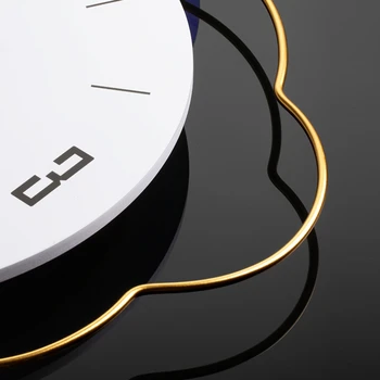 חדש שעון קיר בעיצוב מודרני מסנוור את צבע האינדיבידואליות חוזה קישוט חדר אוכל אמנות שעון