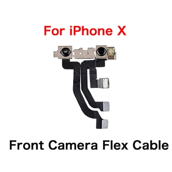 חלקים פנימיים עבור iPhone X מצלמה קדמית רמקול אוזניה כוח נפח צ ' רינג להגמיש כבלים Taptic מנוע כל ברגי התושבת