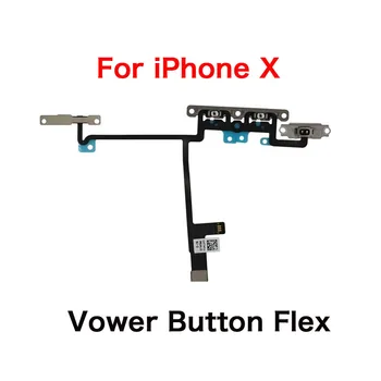 חלקים פנימיים עבור iPhone X מצלמה קדמית רמקול אוזניה כוח נפח צ ' רינג להגמיש כבלים Taptic מנוע כל ברגי התושבת