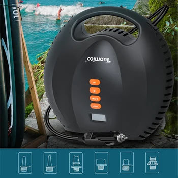 חשמלי נייד Inflator חיצונית מתח גבוה Inflator משאבת אוויר כף יד תצוגה דיגיטלית הגלשן SwimmingRing Inflator