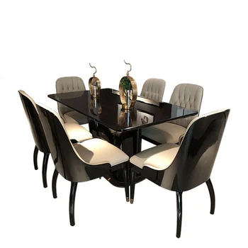 יוקרה קפה שולחן האוכל מחקר שולחן סלון במרכז המטבח שולחן אוכל מודרני יהירות פטיו מסה Comedor ריהוט גן סטים