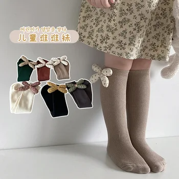 ילדים גרביים הסיטוניים אביב&סתיו התינוק שנות ה-גרבי רשת קוריאני של לוליטה עגל גרביים בנות ערימת גרביים להגדיר בנות גרביים