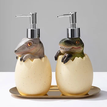 יצירתי דינוזאור צורה סבון נוזלי מכונת כביסה, קרם ידיים, בקבוק, אמבטיה, שמפו ג ' ל מקלחת בקבוקי סבון מנפק