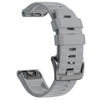 כושר מהיר 22/26mm סיליקון להקת שעון על Garmin הירידה אנדורו 2 Mk2/Mk2i/Mk1/Epix G1 רצועת Watchbands צמיד חגורה Accessorie
