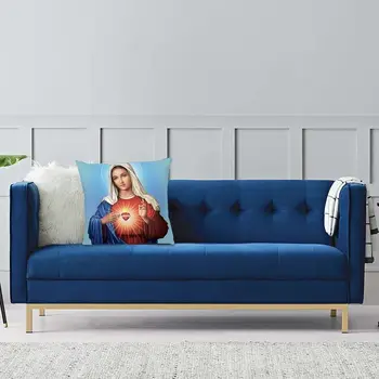 כיכר כרית כיסוי כרית כיסוי, על הספה, בסלון, טבילה, 40x40