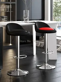 כסא בר עץ מלא בר כיסא מודרני פשוט גבוה צואה משק בית הכסא כסא בר בר הכיסא חלב תה חנות הכיסא מול השולחן