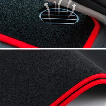 לוח המחוונים במכונית כיסוי עבור יונדאי טוסון 3 2016 2017 2018 אוטומטי דאש מחצלת המחוונים משטח שטיח אנטי UV נגד החלקה Anti-Sun