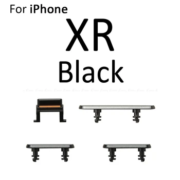 לצד כפתור עוצמת רטט מתג נעילת כוח הצד לחצן השתקה סט מלא עבור iPhone X XR XS מקס