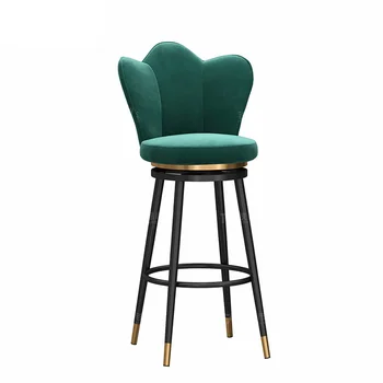 מודרני נורדי כסאות אוכל ריהוט למטבח בחזרה כרית טרקלין כסאות אוכל מעצב Cadeira דה בג רהיטים SY50DC