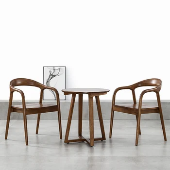 מודרני, פינת אוכל בר כסאות יוקרה מעץ מסעדה מעצב בר כסאות מרפסת כורסה Sillas Comedor ריהוט הבית YY50BC