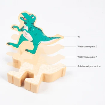 מוטוריקה עדינה בצורת דינוזאור לא רעיל טטרה מגדל איזון משחק לוח משחקים מונטסורי לחינוך מוקדם צעצועים לילדים הילד