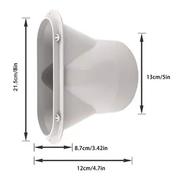 מזגן צינור פליטה מתאם קל לשימוש פליטה PipeFlat הפה ממשק חלון מתאם צינור מחבר