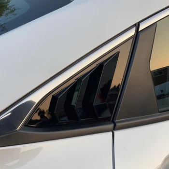 מירוץ סגנון רכב צד אחורי חלון הרפפות לכסות תריסים סקופ אוורור, כיסוי לקצץ הונדה סיוויק 10 2016-2021 סדאן