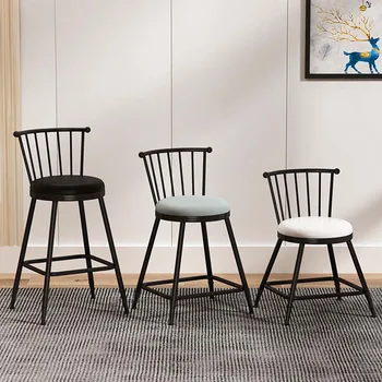 מלון גבוהה האוכל כיסא אירופאי מודרני, עיצוב סלון כסאות אוכל במטבח המשרד Sillas פארא Comedor עיצוב פנים