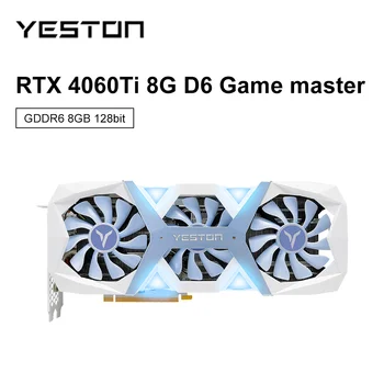מקורי YESTON RTX4060Ti כרטיס גרפי GDDR6 rtx 4060Ti 8G המשחקים Nvidia GPU 8Pin 128 סיביות rtx4060TI placa de vídeo