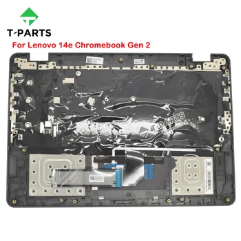 מקורי חדש 5M11C89153 Gy עבור Lenovo 14e Chromebook Gen 2 רישיות Palmrest w/ לנו מקלדת המגע 82M1 82M2 ללא תאורה אחורית