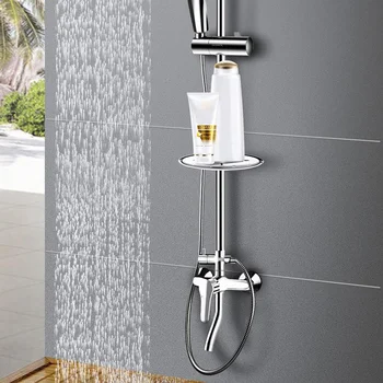 מקלחת מים מפיץ מקלחת ברז שלוש דרך חלוקת מים שסתום המקלחת להחליף 1 / 2 מחבר ממיר