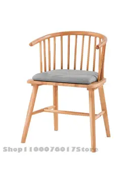 נורדי אוכל עץ מלא על הכסא הנסיכה הכיסא וינדזור מעגל Y כיסא כורסה שולחן בסגנון סיני סביב הכיסא