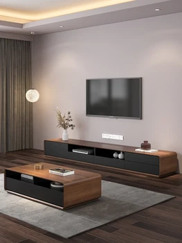 נורדי טלוויזיה ארון מודרני פשוטה טלוויזיה ארון אפרסק רצפת הסלון ארון