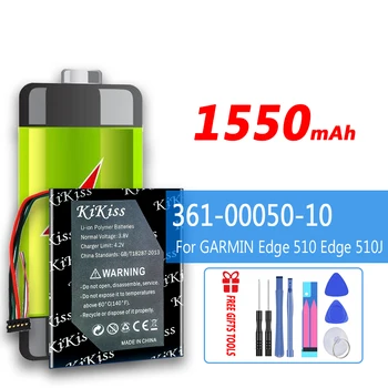 נשקי לי 1550mAh סוללה נטענת 361-00050-10 עבור GARMIN Edge 510 קצה 510J Edge510 GPS Bateria