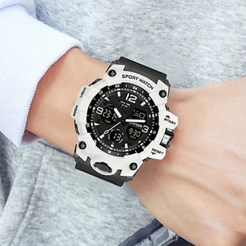 סאנדה ספורט העליון מותג יוקרה גברים של שעונים 2023 עמיד למים 50M צבאי שעון יד קוורץ שעונים לגברים השעון Relogio Masculino