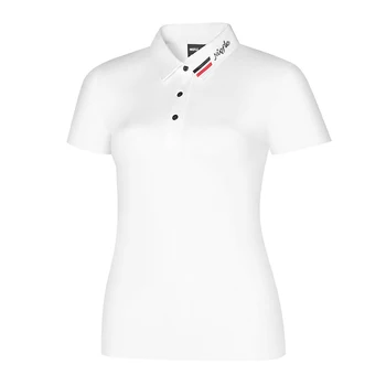 סגנון חדש גולף נשים שרוול קצר בראש חוצות פנאי ספורט חולצת פולו וייבוש מהיר של זיעה הפתילה לנשימה באיכות גבוהה T-s