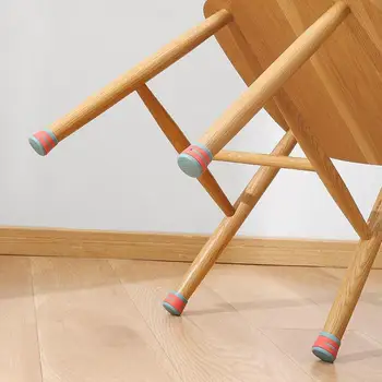 סיליקון רגל הכיסא מכסה הפחתת רעש המגנים על הרצפה מגיני רצפות עץ צבעוניים שולחן כיסא רגל לכסות