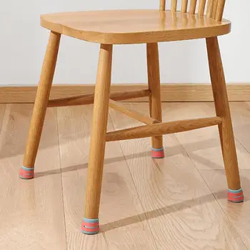 סיליקון רגל הכיסא מכסה הפחתת רעש המגנים על הרצפה מגיני רצפות עץ צבעוניים שולחן כיסא רגל לכסות
