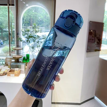 ספורט, בקבוק מים חיצוני בקבוק מים עם קש פלסטיק מים נייד גביע Dinkware קמפינג אופניים בקבוק כלי מטבח 780ml
