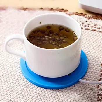 ספל חם הרים USB קפה ומשקאות חמים חימום עצמי קפה שטיח USB חשמלי משקה תה מים חלב חם לחימום