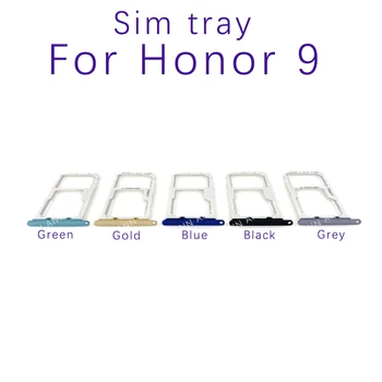עבור Huawei הכבוד 9 חריץ לכרטיס Sim מגש מחזיק כרטיס ה-Sim קורא שקע