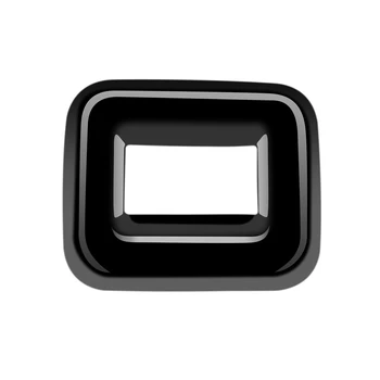 עבור טויוטה Sienta 2022 2023 במושב האחורי של רכב USB לצייד את נמל הטעינה כיסוי מגן מסגרת לוח לקצץ מבריק שחור RHD