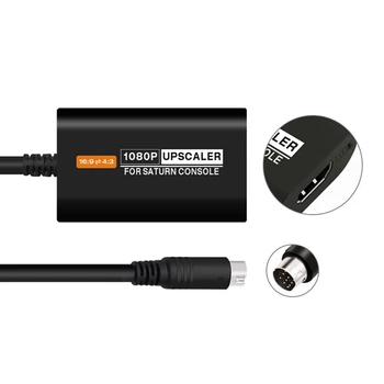 עבור סגה אס. אס שבתאי HDMI תואם ממיר שבתאי 16:9/4:3 S-Video Input 1080P מתאם