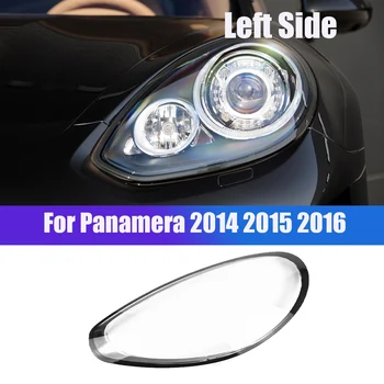 עבור פורשה Panamera 2014 2015 2016 המכונית כיסוי עדשת פנס מנורת אהיל עדשה הראש אור המנורה מעטפת כיסוי שמאל ימין