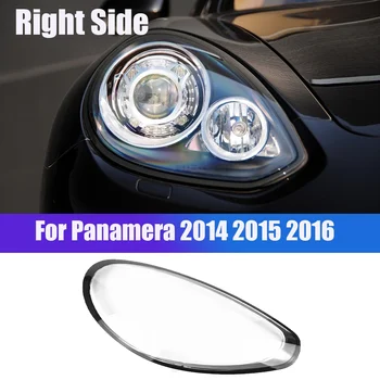 עבור פורשה Panamera 2014 2015 2016 המכונית כיסוי עדשת פנס מנורת אהיל עדשה הראש אור המנורה מעטפת כיסוי שמאל ימין