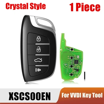 על Xhorse XSCS00EN אוניברסלי חכם מפתח פוב מרחוק 4 כפתורים על VVDI מפתח כלי