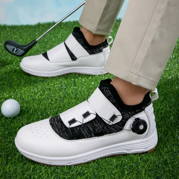 עמיד למים גברים, נשים, נעלי גולף מקצועי קל משקל גולף הנעלה חיצונית הליכה גולף נעלי ספורט