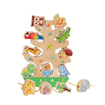 עץ חיים ערמות של צעצועים חינוכיים בגיל הרך למידה מונטסורי הצעצועים לשנה חדשה פסטיבל חג יום הולדת ילדים ילדים