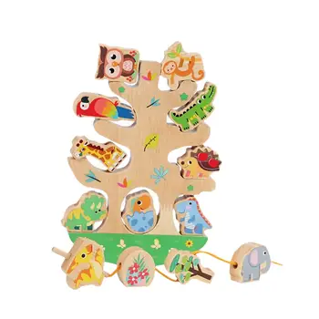 עץ חיים ערמות של צעצועים חינוכיים בגיל הרך למידה מונטסורי הצעצועים לשנה חדשה פסטיבל חג יום הולדת ילדים ילדים