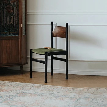 עצלן בציר כסאות אוכל מעצב אופנתי Wipeable השינה באמצע המאה כסאות אוכל מודרניים Sillas De Comedor ריהוט הבית