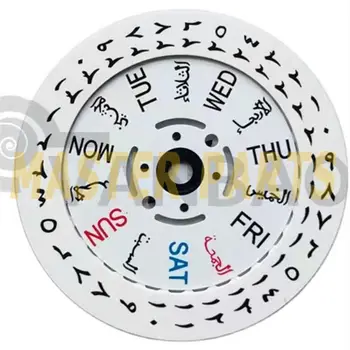 ערבית גופן תאריך דיסק גלגל שבוע גלגל מתאים לתנועה NH35 NH36 Date@3/3.8