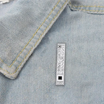 פוטושופ Toolbar אמייל מסמר תג סיכה בדש הבגד הצמד ג 'ינס ג' ינס חולצה תיק בית ספר ישן toolbar תכשיטים מתנה עבור מעצבים חברים